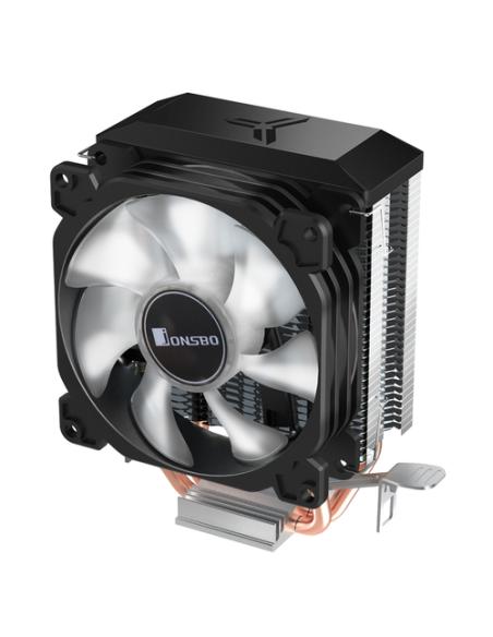 Jonsbo CR-1200E sistema de refrigeración para ordenador Procesador Disipador térmico/Radiador 9,2 cm Negro 1 pieza(s)