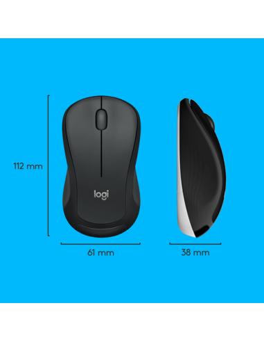 Logitech 920-008677 teclado Ratón incluido Universal RF inalámbrico QWERTZ Suizo Negro, Blanco