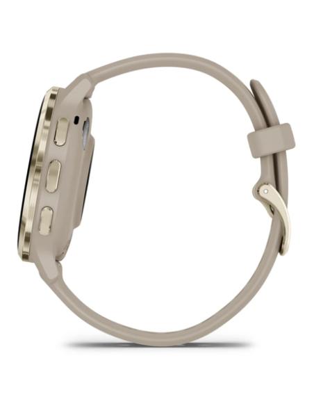 Garmin Venu 3S 3,05 cm (1.2") AMOLED 41 mm Digital 390 x 390 Pixeles Pantalla táctil Oro, Gris Wifi GPS (satélite)
