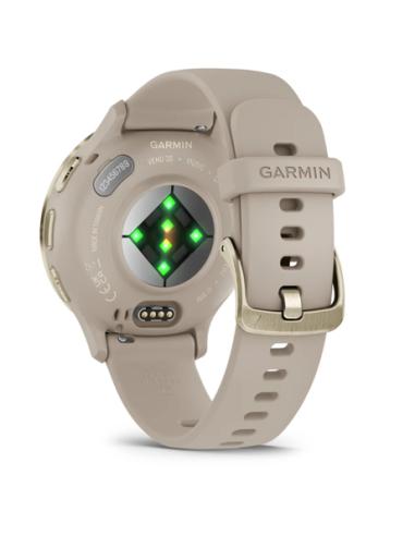Garmin Venu 3S 3,05 cm (1.2") AMOLED 41 mm Digital 390 x 390 Pixeles Pantalla táctil Oro, Gris Wifi GPS (satélite)