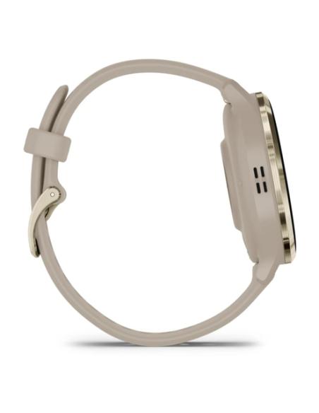 Garmin Venu 3S 3,05 cm (1.2") AMOLED 41 mm Digital 390 x 390 Pixeles Pantalla táctil Oro, Gris Wifi GPS (satélite)