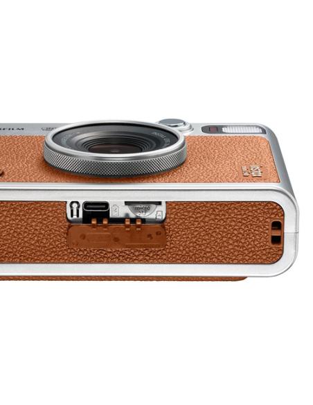 Fujifilm Instax Mini Evo 1/5" 2560 x 1920 Pixeles CMOS Marrón, Plata