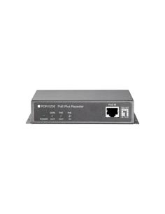 LevelOne POR-0200 Repetidor PoE, Cascade, 802.3at PoE+, Repetidor de red, 200 m, 10/100Base-T(X), IEEE 802.3, IEEE 802.3af, 2