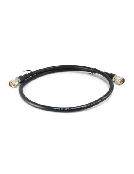 LevelOne ANC-4110 cable coaxial CFD400 1 m Negro