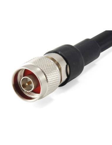 LevelOne ANC-4110 cable coaxial CFD400 1 m Negro