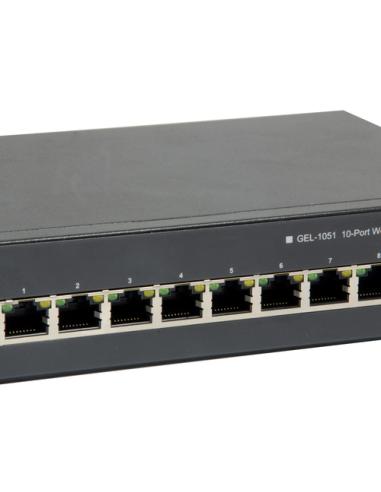 LevelOne GEP-1051 switch Gestionado L2/L3/L4 Gigabit Ethernet (10/100/1000) Energía sobre Ethernet (PoE) Negro