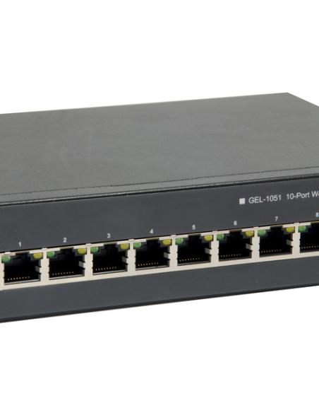 LevelOne GEP-1051 switch Gestionado L2/L3/L4 Gigabit Ethernet (10/100/1000) Energía sobre Ethernet (PoE) Negro