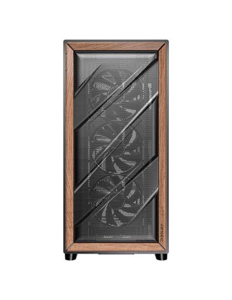 Antec FLUX SE Midi Tower Negro, Madera