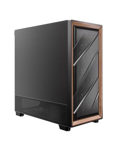 Antec FLUX SE Midi Tower Negro, Madera