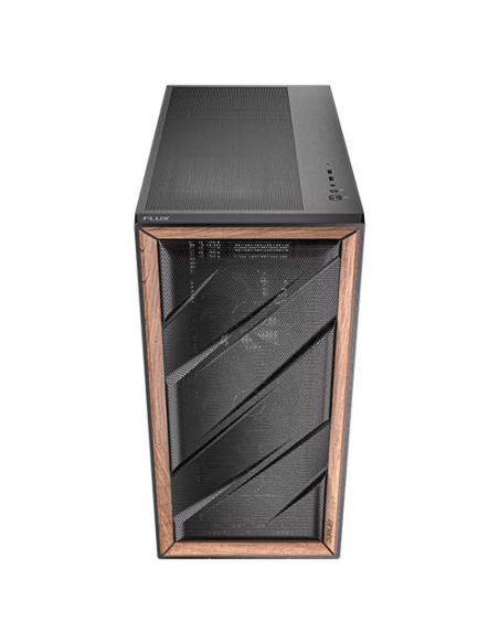 Antec FLUX SE Midi Tower Negro, Madera