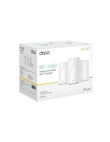 TP-Link Deco BE65 Tribanda (2.4 GHz / 5 GHz / 6 GHz) Wi-Fi 7 (802.11be) Blanco 4 Interno