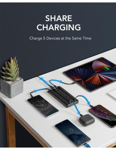 VEGER C20 VG-W2047 PowerBank 20000mAh with cables bulit-in
