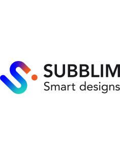 SUBBLIM SUBMP-04E070 Alfombrilla ERGO CRYSTAL FLEX MOUSE PAD DARK BLUE, Azul, Caucho, Descansa muñecas, Base antiderrapante 2