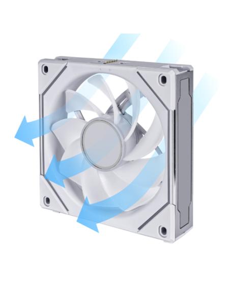 Lian Li UF-RSLIN120-1W sistema de refrigeración para ordenador Carcasa del ordenador Ventilador 12 cm Blanco 1 pieza(s)