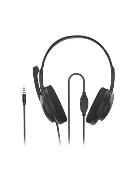 Hama | "HS-P100 V2" Auriculares de oficina para PC, estéreo, negro