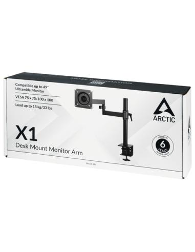 ARCTIC X1 109,2 cm (43") Escritorio Negro
