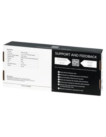 ARCTIC X1 109,2 cm (43") Escritorio Negro