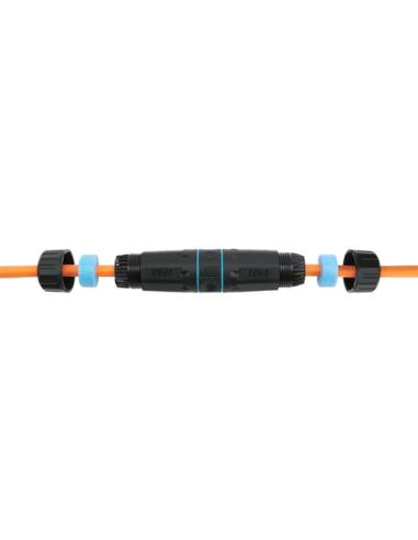 Equip 221172 cambiador de género para cable RJ-45 Negro, Azul