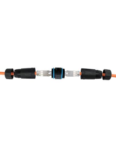 Equip 221172 cambiador de género para cable RJ-45 Negro, Azul