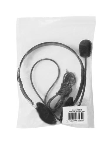 Sandberg 825-30 auricular y casco Auriculares Alámbrico Diadema Oficina/Centro de llamadas Negro