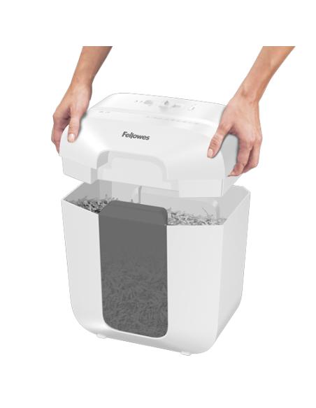 Fellowes LX Series 100109815 triturador de papel Corte en tiras Blanco