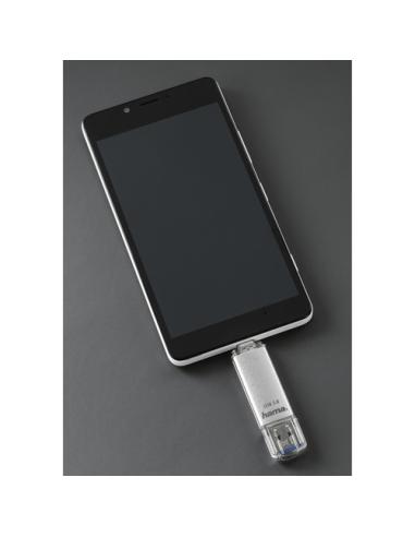 Hama C-Laeta unidad flash USB 64 GB USB Type-A / USB Type-C 3.2 Gen 1 (3.1 Gen 1) Plata