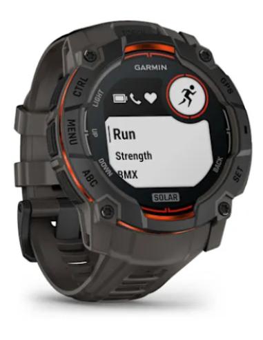 Garmin Instinct 3 Solar 3,3 cm (1.3") MIP 50 mm Digital 176 x 176 Pixeles Pantalla táctil Negro GPS (satélite)