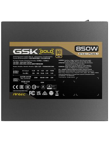 Antec 0-761345-20146-9 unidad de fuente de alimentación 850 W 20+4 pin ATX ATX Negro