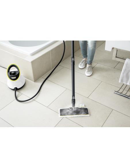 Kärcher SC 2 Deluxe Limpiador a vapor de cilindro 1 L 1500 W Negro, Blanco