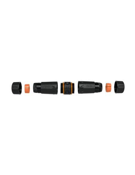 Equip 221162 cambiador de género para cable RJ-45 Negro, Naranja