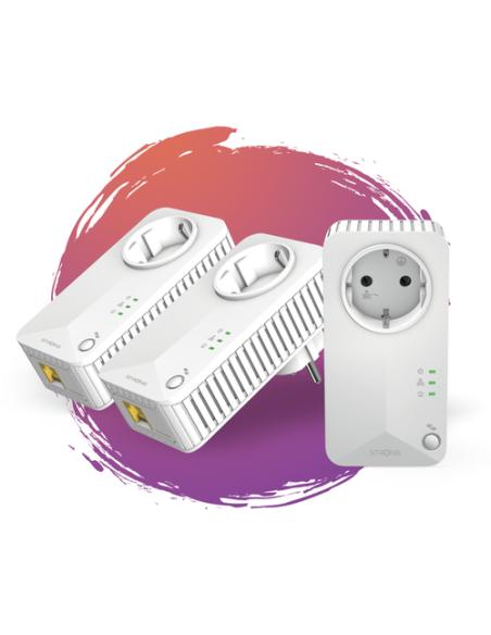 Strong Powerline 600 Triple Pack EU V2 600 Mbit/s Ethernet Blanco 3 pieza(s)