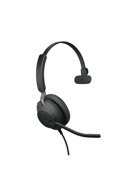 Jabra Evolve2 40 SE Auriculares Alámbrico Diadema Llamadas/Música USB Type-C / USB Type-A Negro