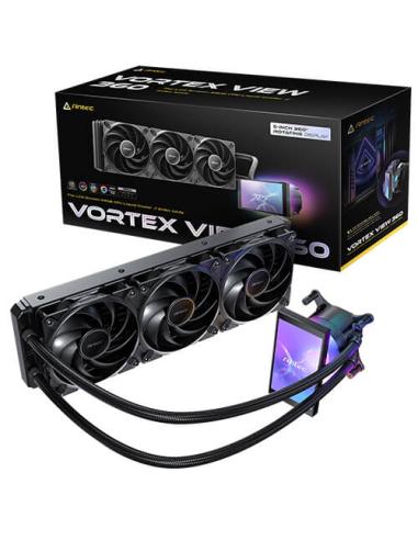 Antec VORTEX VIEW 360 Procesador Sistema de refrigeración líquida todo en uno 12 cm Negro 1 pieza(s)