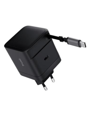 Trust Maxo Cargador retráctil USB-C PD de 65 W