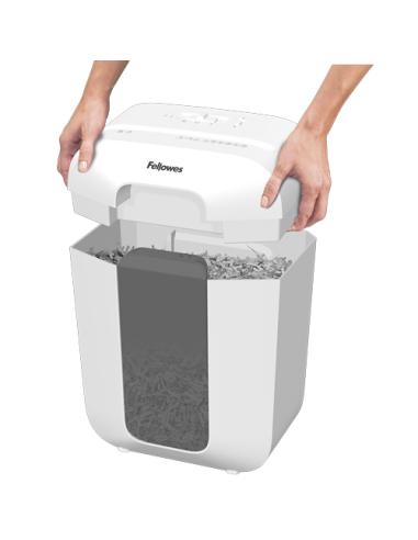 Fellowes LX Series Powershred LX50 triturador de papel Corte cruzado Blanco