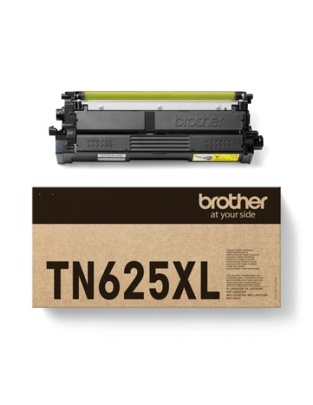 Brother TN-625XLY cartucho de tóner 1 pieza(s) Original Amarillo