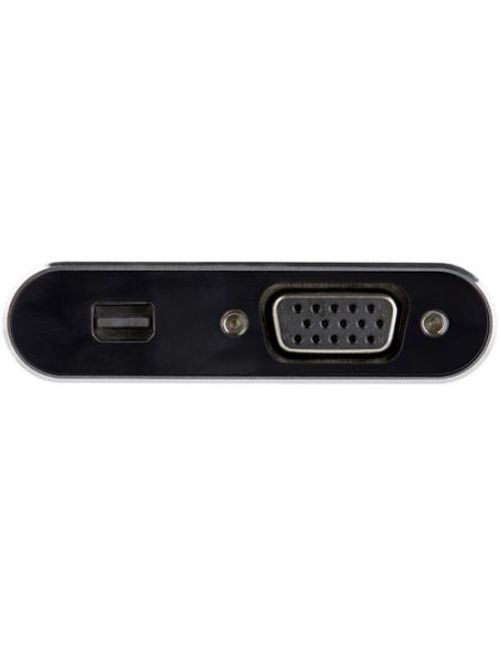 StarTech.com Adaptador USB-C a Mini DisplayPort y VGA - Conversor de Vídeo USB Tipo C - 4K 60Hz - HDR