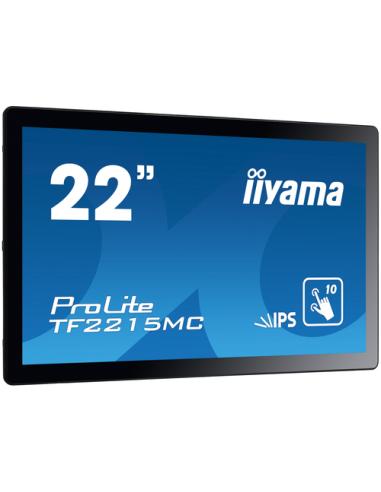 iiyama ProLite TF2215MC-B2 pantalla para PC 54,6 cm (21.5") 1920 x 1080 Pixeles Full HD LED Pantalla táctil Multi-usuario Negro