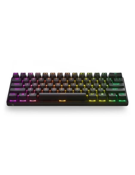 Steelseries Apex Pro Mini Wireless teclado Juego USB + RF Wireless + Bluetooth QWERTY Inglés de EE. UU. Negro