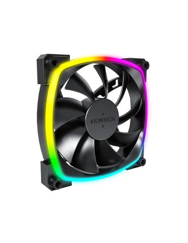 Montech AX120 PWM Carcasa del ordenador, Procesador Módulo de ventilador 12 cm Negro 1 pieza(s)