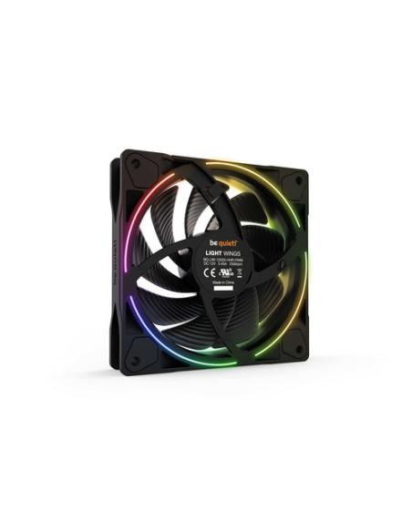 be quiet! Light Wings | 120mm PWM Triple Pack high-speed Carcasa del ordenador Ventilador 12 cm Negro 3 pieza(s)