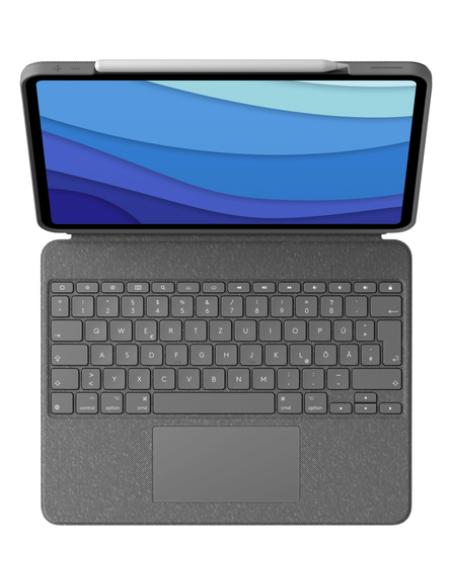 Logitech 920-010208 teclado para móvil QWERTZ Alemán Smart Connector Gris