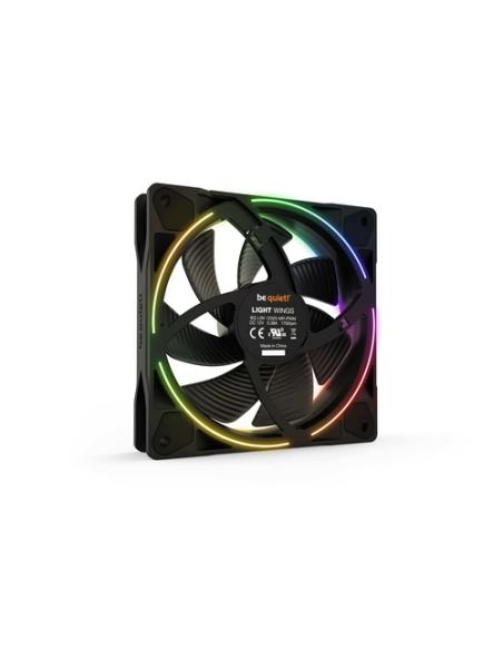 be quiet! Light Wings | 120mm PWM Carcasa del ordenador Ventilador 12 cm Negro 1 pieza(s)