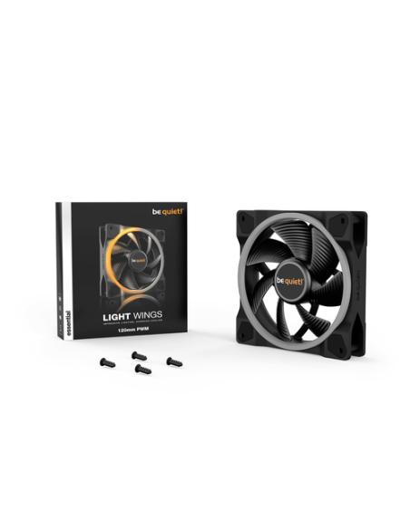 be quiet! Light Wings | 120mm PWM Carcasa del ordenador Ventilador 12 cm Negro 1 pieza(s)