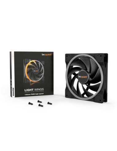 be quiet! Light Wings | 140mm PWM high-speed Carcasa del ordenador Ventilador 14 cm Negro 1 pieza(s)