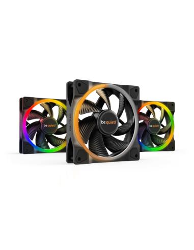 be quiet! Light Wings | 120mm PWM Triple Pack Carcasa del ordenador Ventilador 12 cm Negro 3 pieza(s)