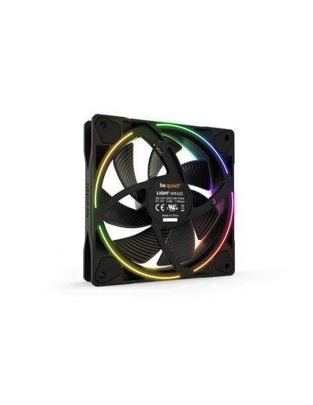 be quiet! Light Wings | 120mm PWM Triple Pack Carcasa del ordenador Ventilador 12 cm Negro 3 pieza(s)