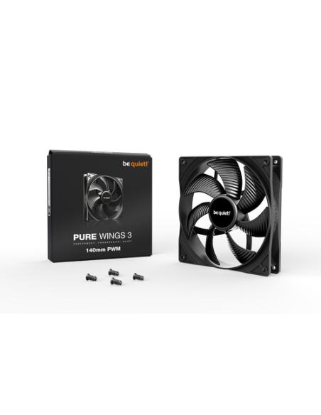 be quiet! Pure Wings 3 140mm PWM Carcasa del ordenador Ventilador 14 cm Negro 1 pieza(s)