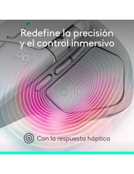 Logitech MX Master 4 for Mac, ratón Bluetooth ergonómico con respuesta háptica avanzada, desplazamiento ultrarrápido, carga USB-