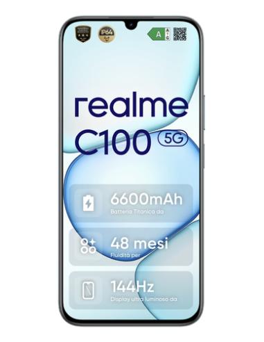 realme C100 5G 17,3 cm (6.8") SIM doble Android 16.0 USB Tipo C 4 GB 256 GB 6600 mAh Verde